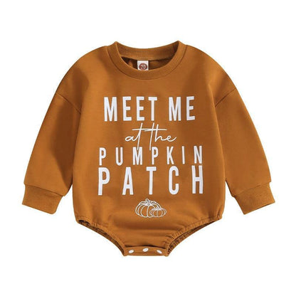 pumpkin onesies - basil boutique