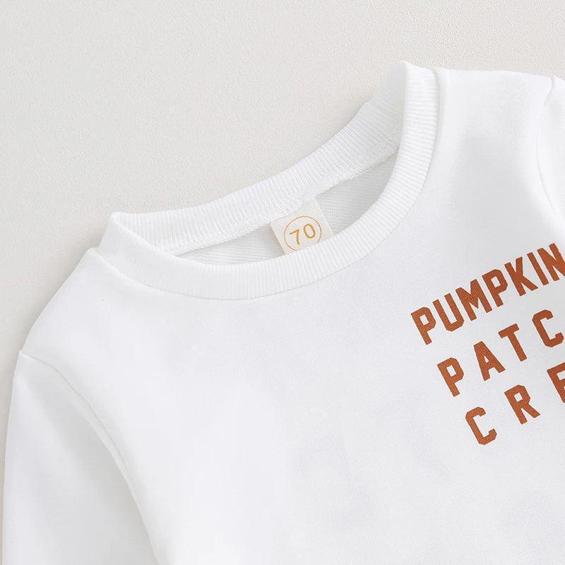 pumpkin patch crew kids outfit - basil boutique