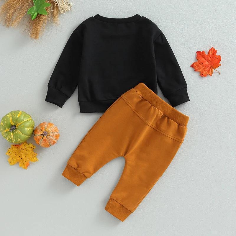 pumpkin patch dude kids outfit - basil boutique