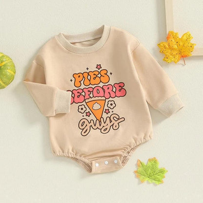 pumpkin pie onesies - basil boutique