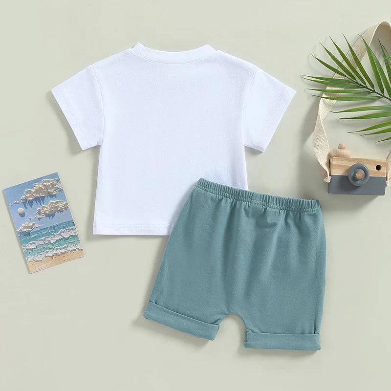 retro america kids outfit - basil boutique