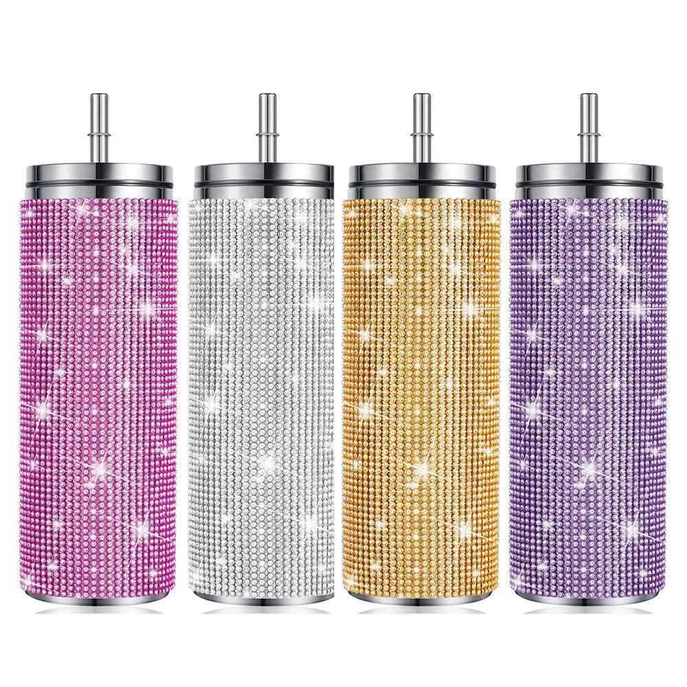 rhinestone tall tumbler - basil boutique