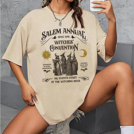 salem annual witch convention t-shirt - basil boutique