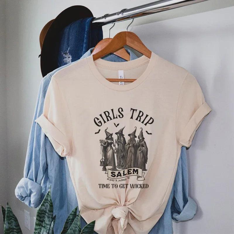 salem girls trip t-shirt - basil boutique