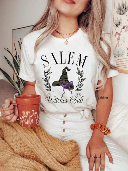 salem witches club t-shirt - basil boutique