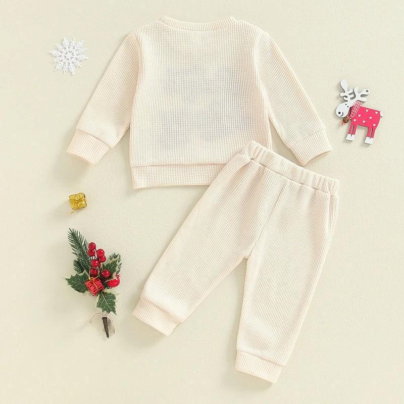 santa baby kids outfit - basil boutique