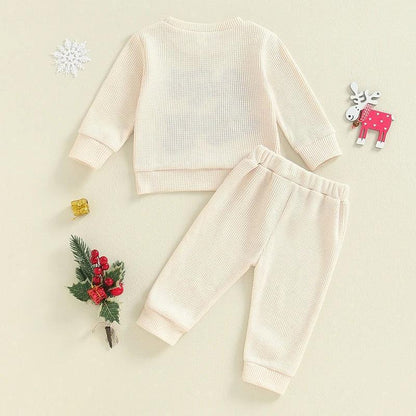 santa baby kids outfit - basil boutique