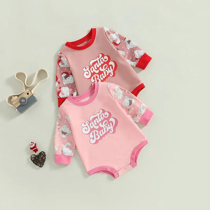 santa baby onesie - basil boutique