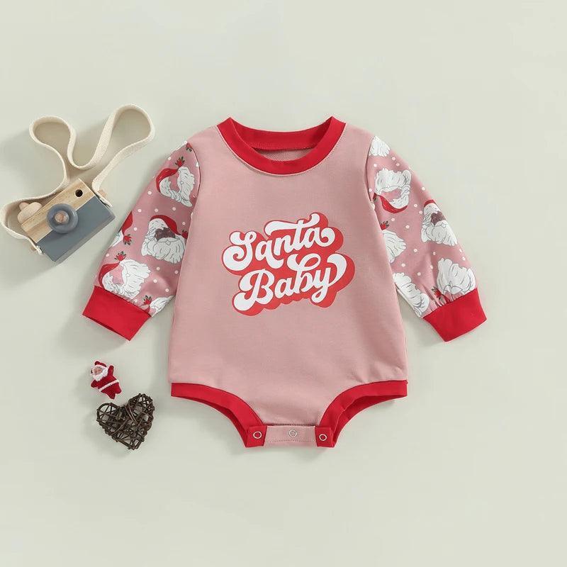 santa baby onesie - basil boutique