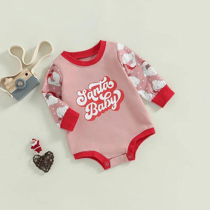 santa baby onesie - basil boutique