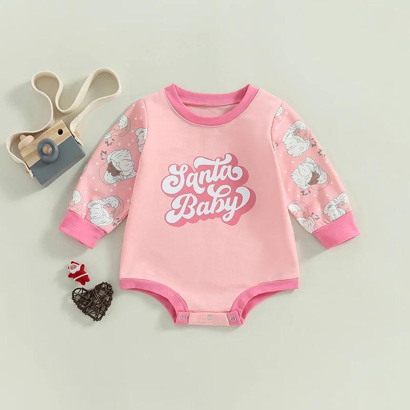 santa baby onesie - basil boutique