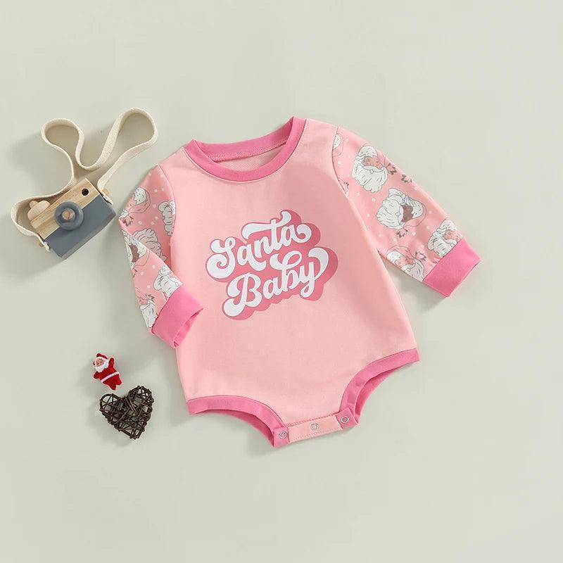 santa baby onesie - basil boutique