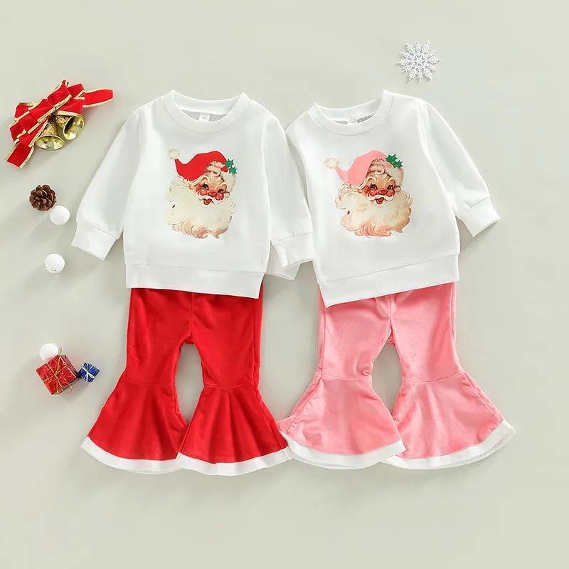 santa claus christmas outfit - basil boutique