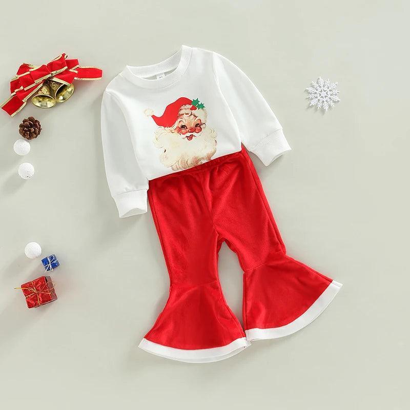 santa claus christmas outfit - basil boutique