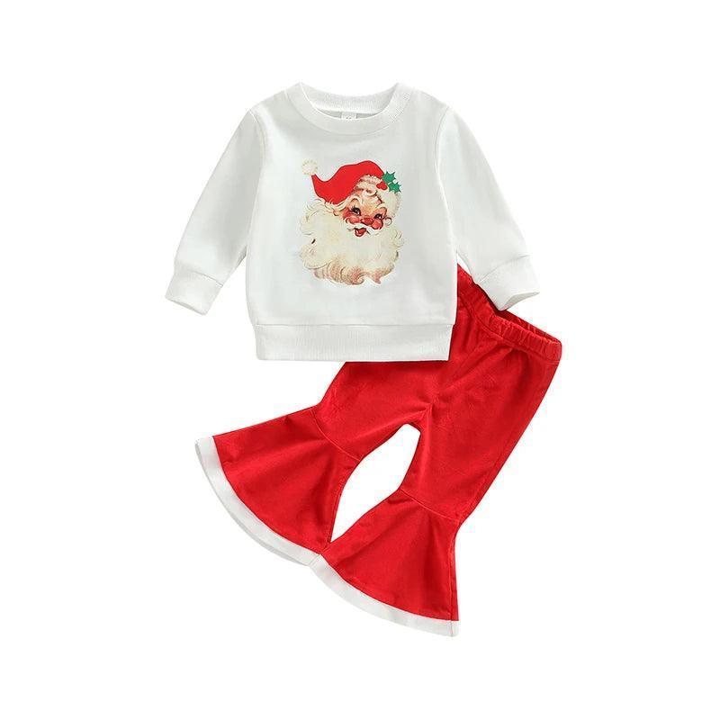 santa claus christmas outfit - basil boutique