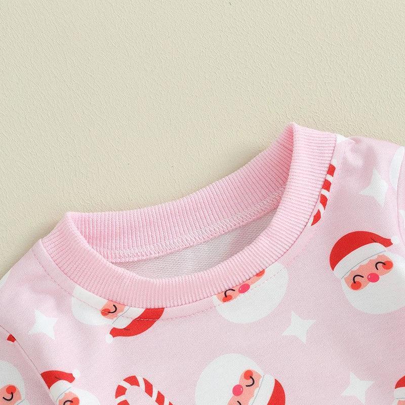 santa kids pajamas - basil boutique