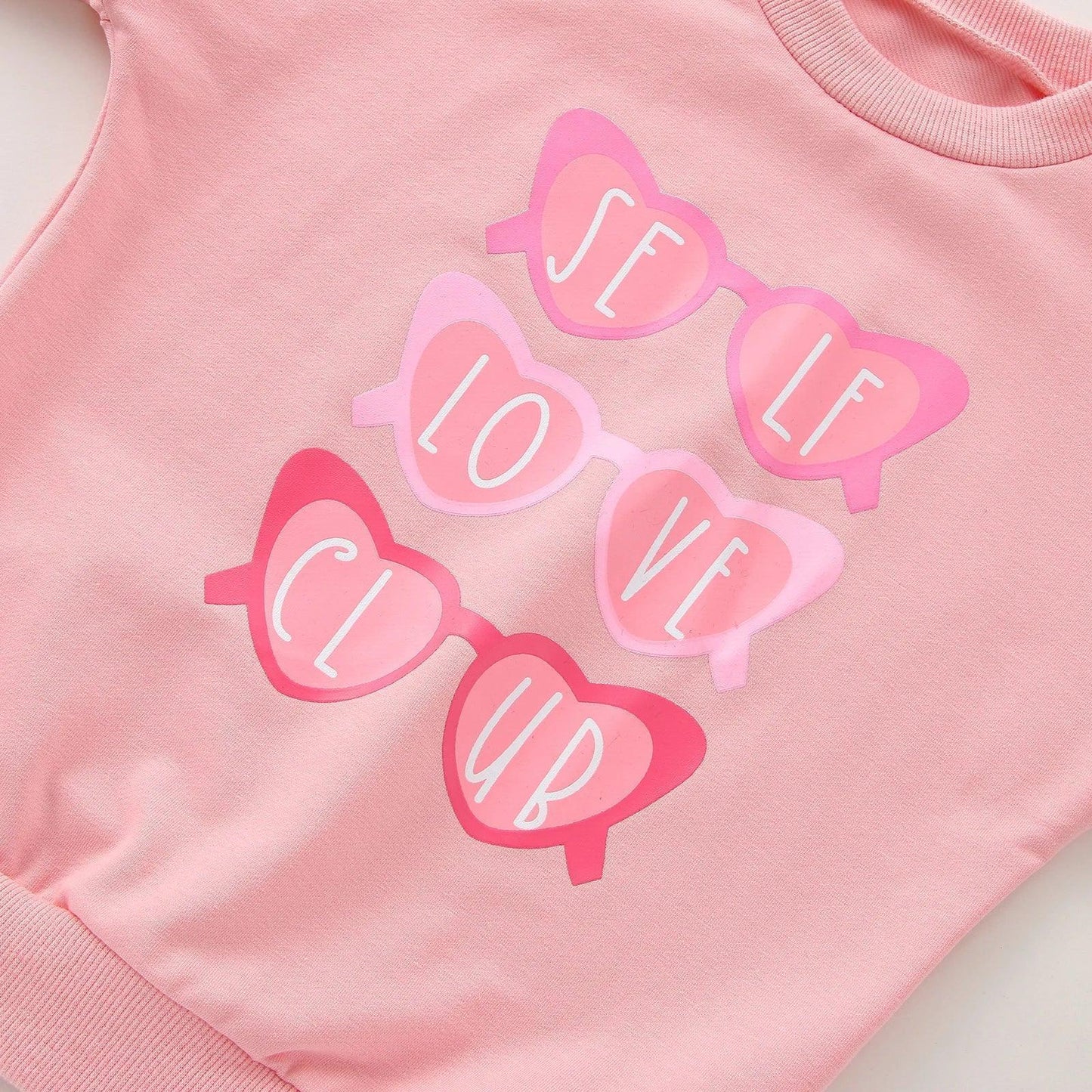 self love club kids crew sweatshirt - basil boutique