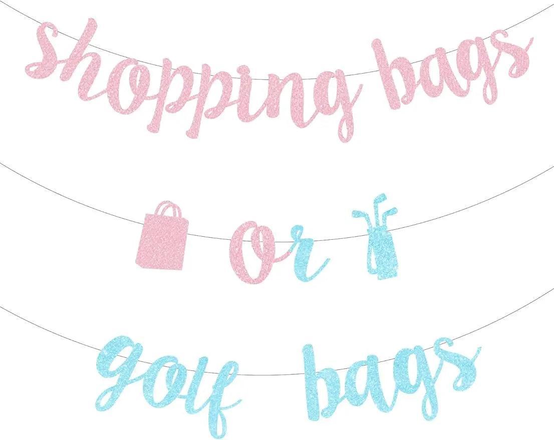 shopping bags or golf bags banner - basil boutique