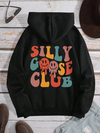 silly goose club hoodie - basil boutique