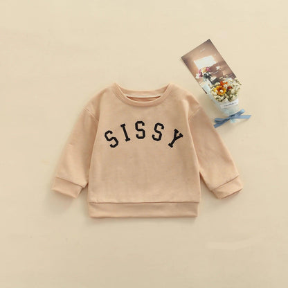 sissy kids crew sweatshirt - basil boutique