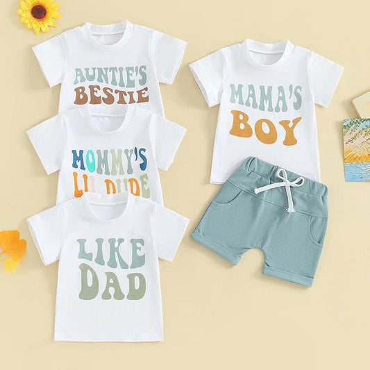 son retro kids outfits - basil boutique