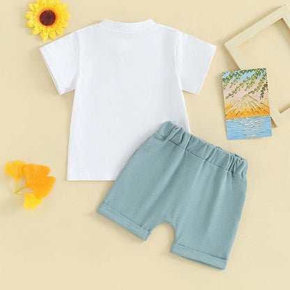 son retro kids outfits - basil boutique