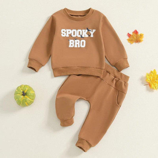 spooky bro kids outfit - basil boutique