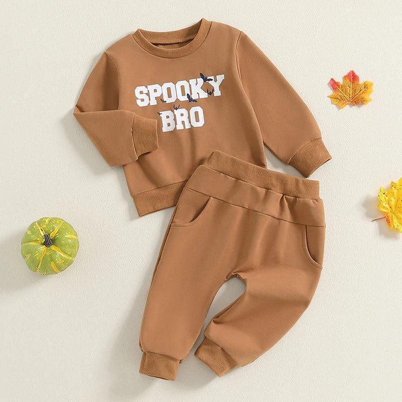 spooky bro kids outfit - basil boutique