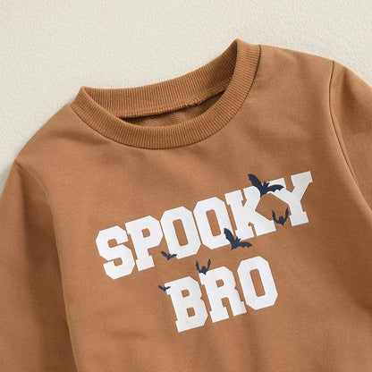 spooky bro kids outfit - basil boutique