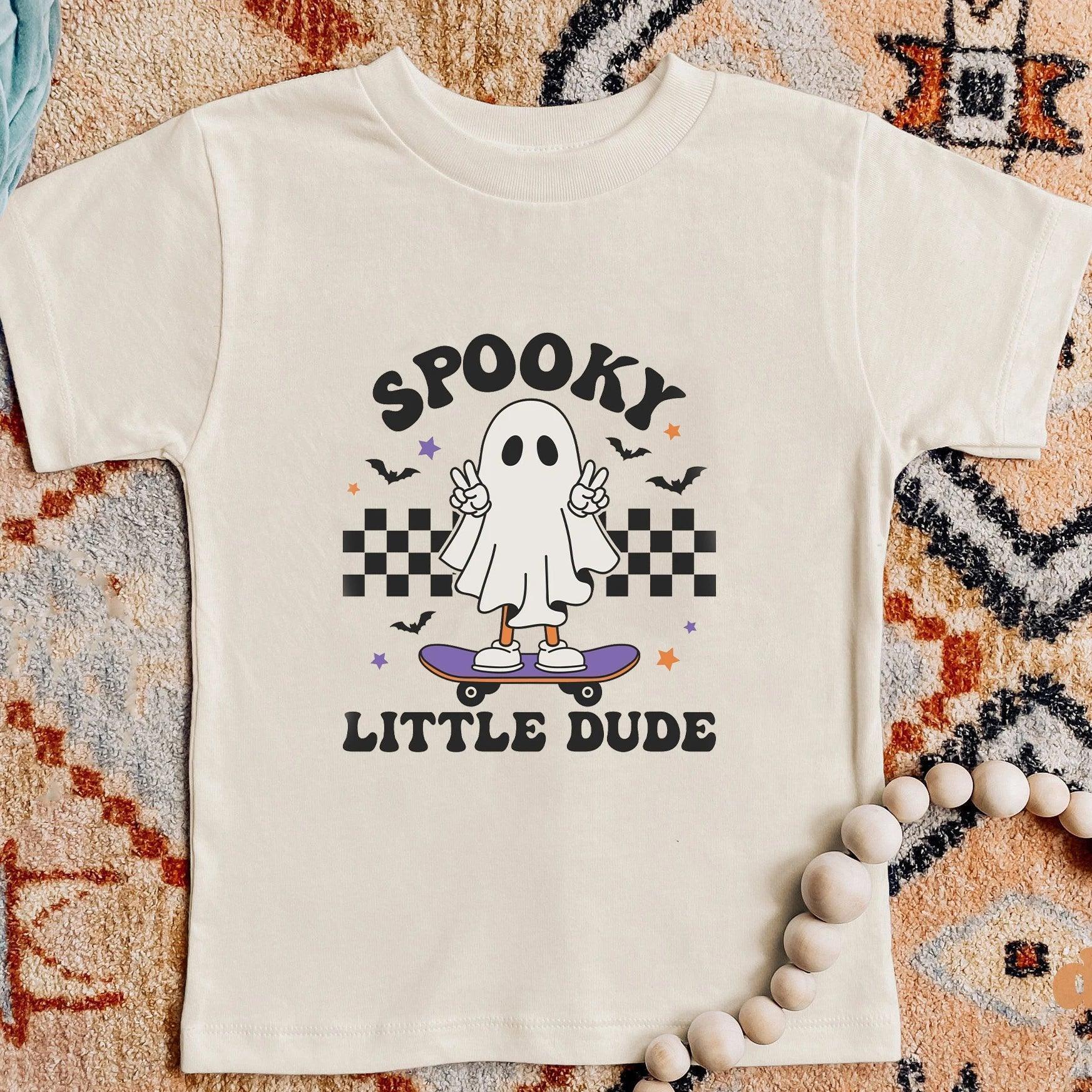 spooky dude kids t-shirts - basil boutique