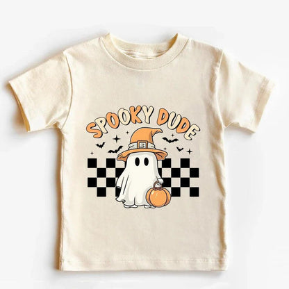 spooky dude kids t-shirts - basil boutique