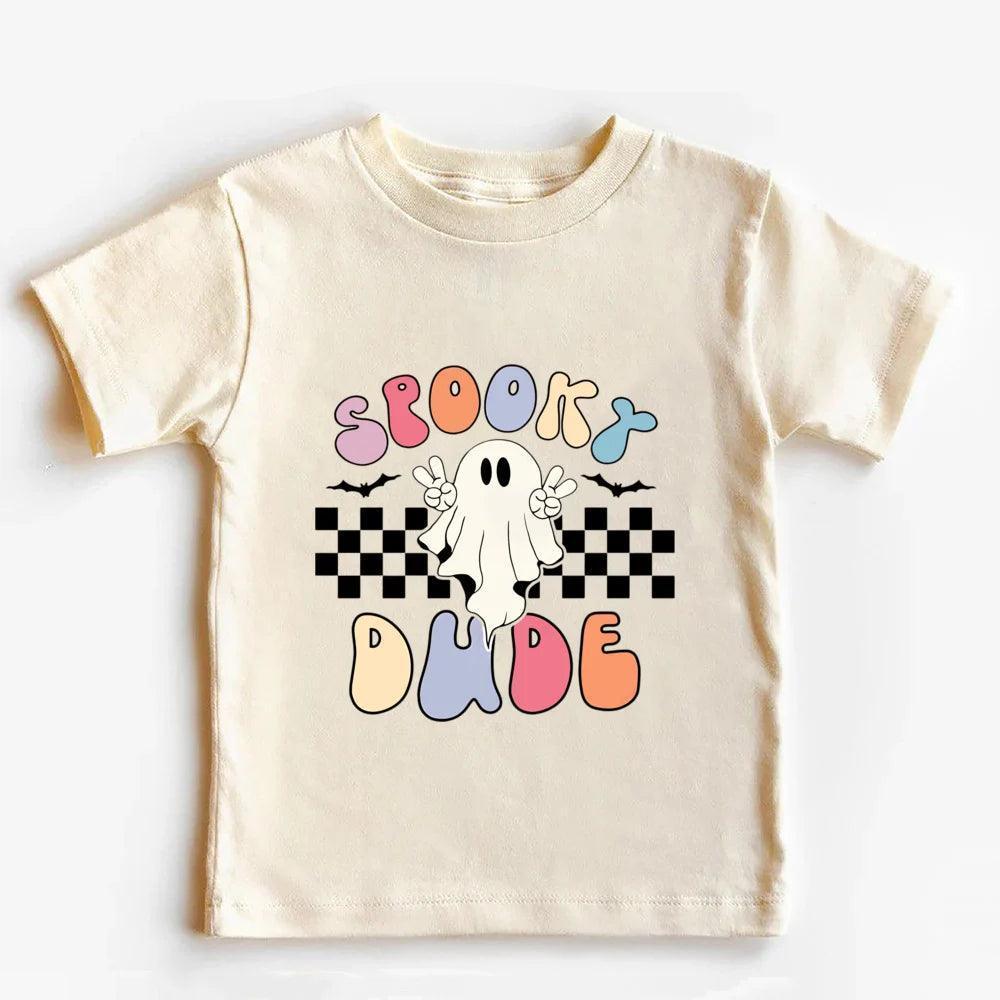 spooky dude kids t-shirts - basil boutique