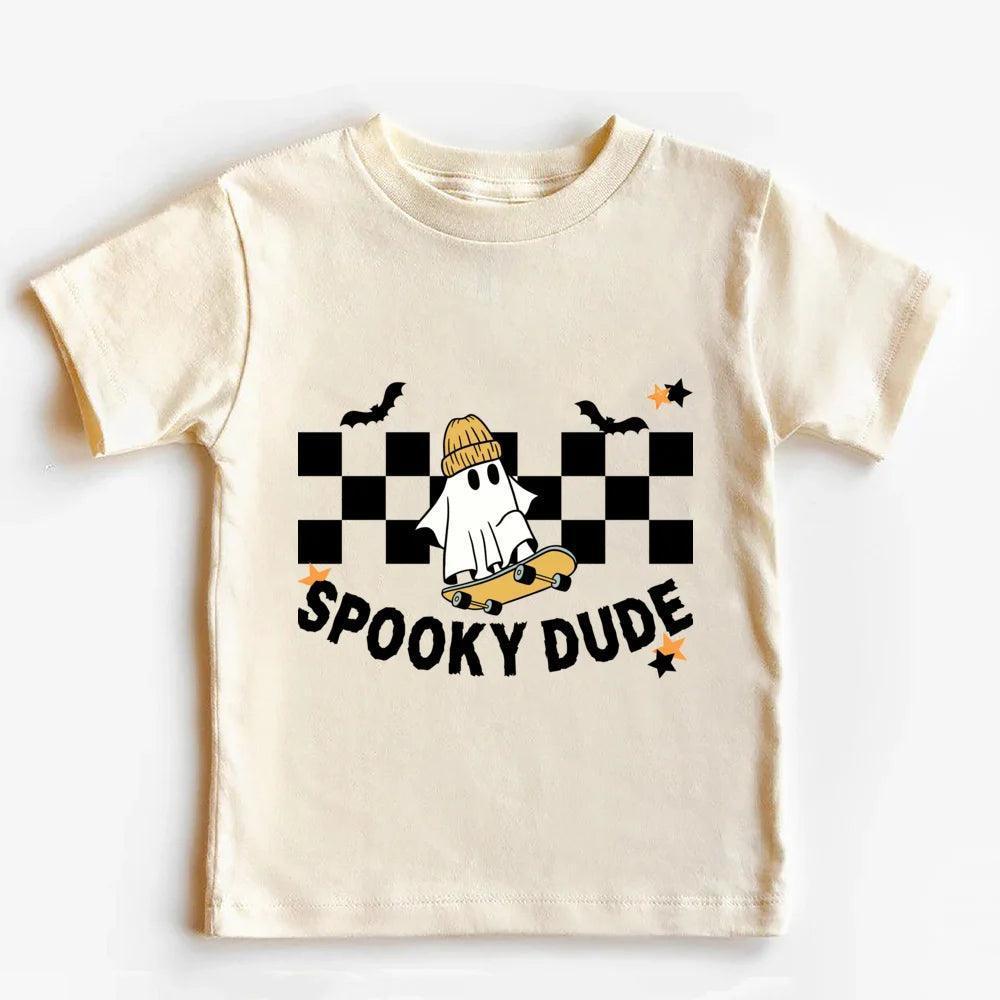 spooky dude kids t-shirts - basil boutique