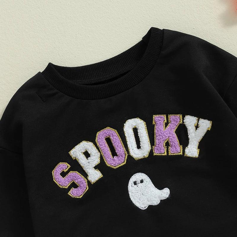 spooky ghost onesie - basil boutique