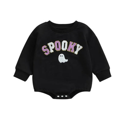 spooky ghost onesie - basil boutique