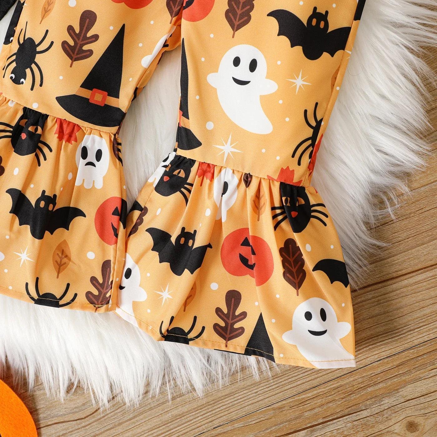 spooky season kids outfit - basil boutique