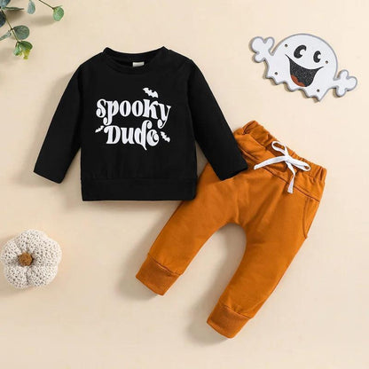 spooky skater kids outfits - basil boutique