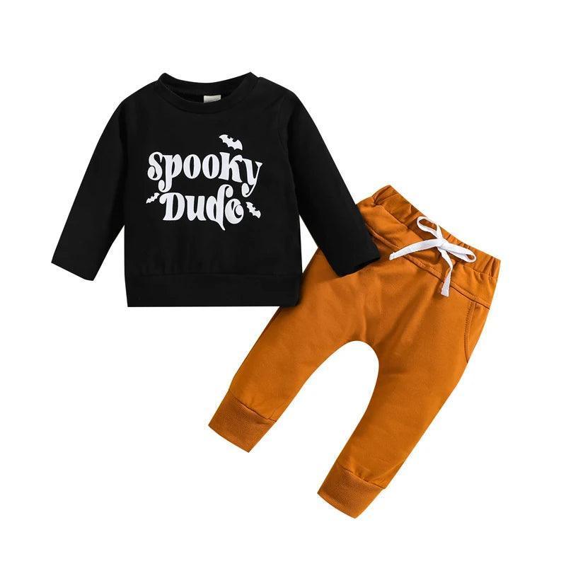 spooky skater kids outfits - basil boutique