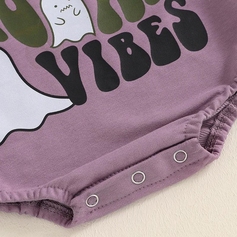 spooky vibes onesie - basil boutique