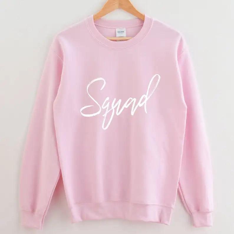 squad crew sweatshirt - basil boutique