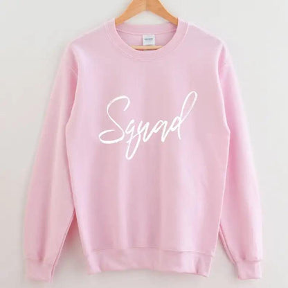 squad crew sweatshirt - basil boutique