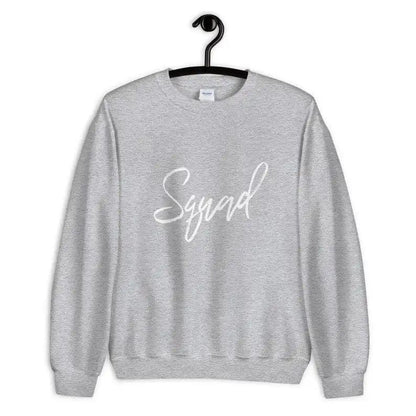 squad crew sweatshirt - basil boutique