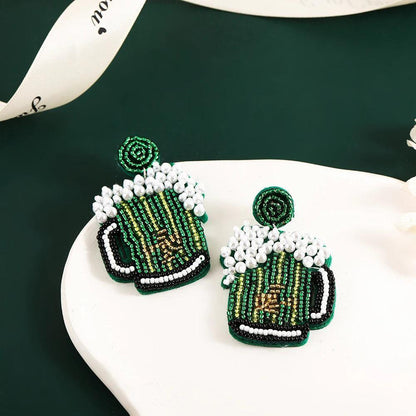 st. patrick's day earrings - basil boutique