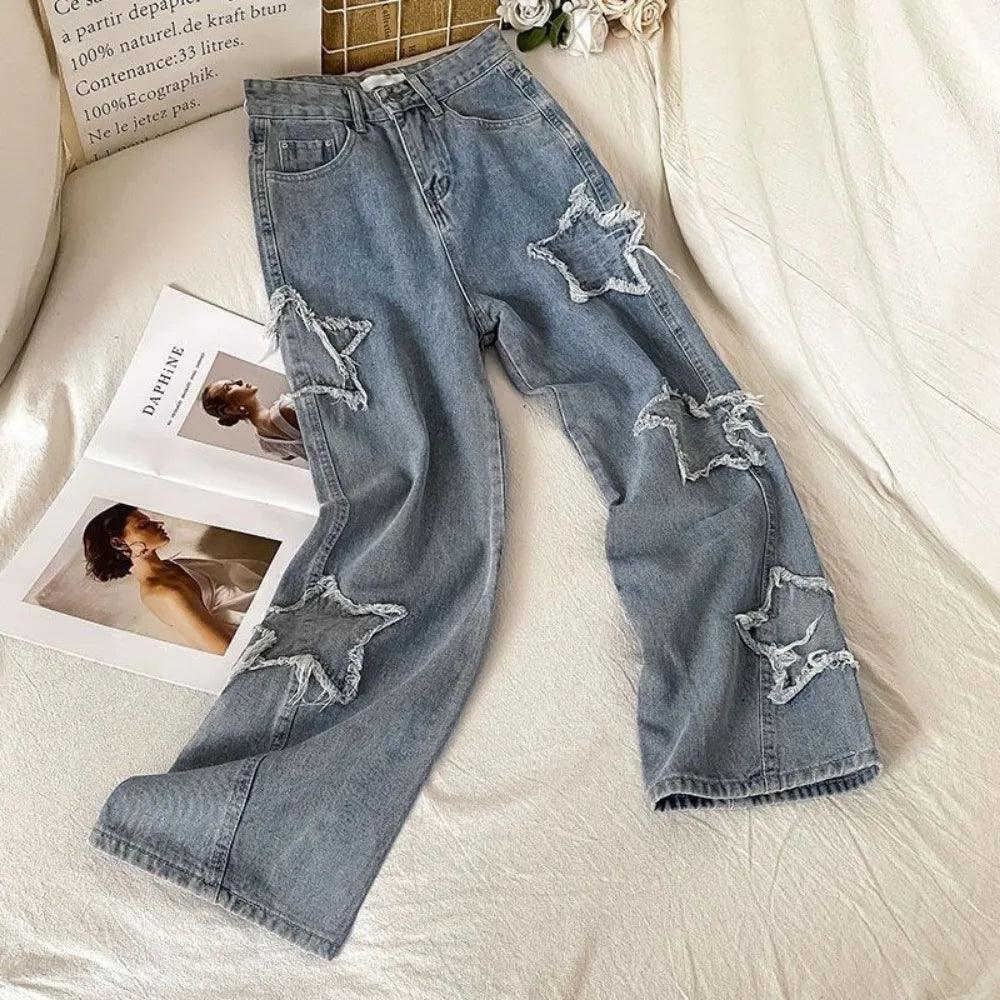 star distressed jeans - basil boutique