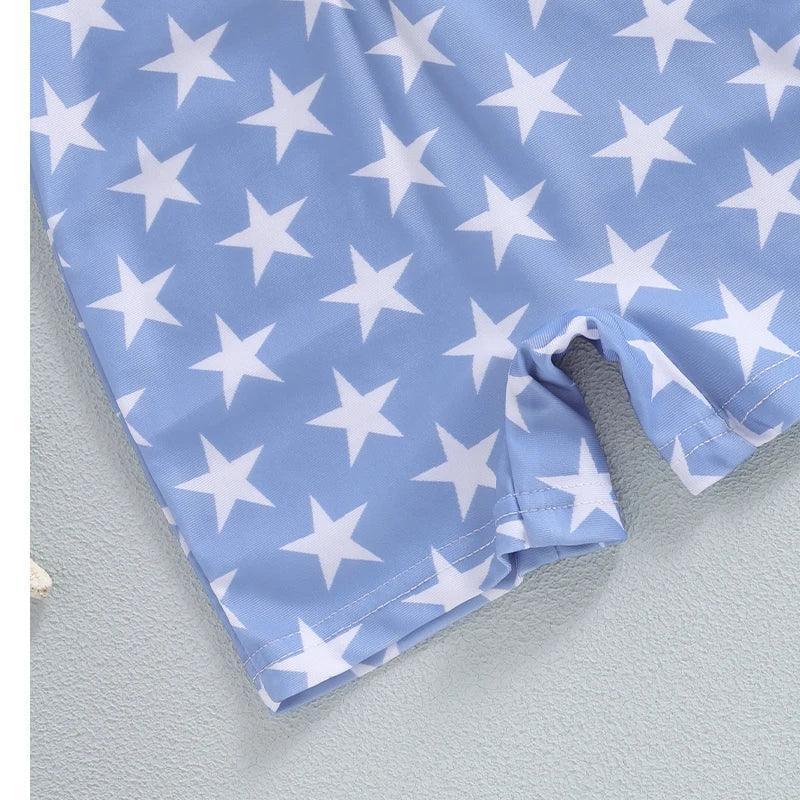 stars + stripes onesie - basil boutique