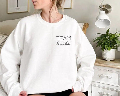 team bride crew sweatshirt - basil boutique