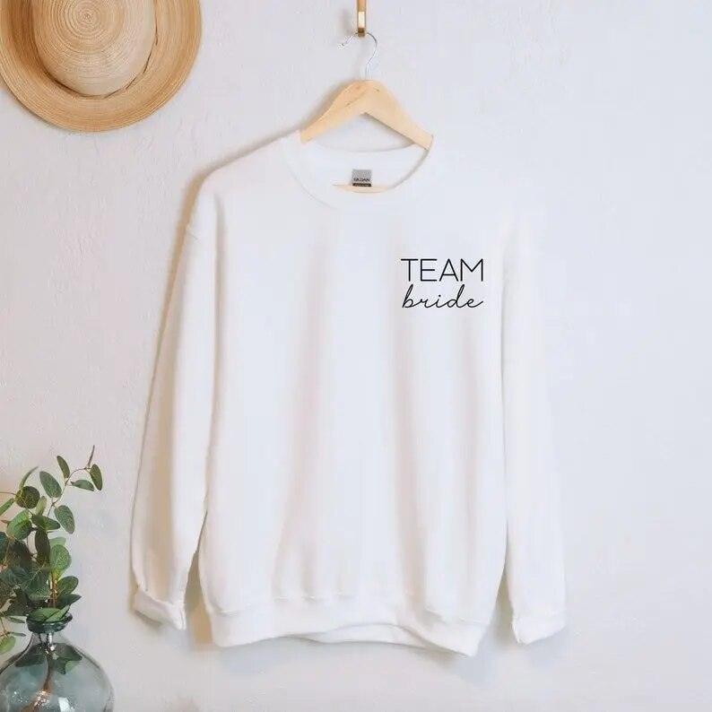 team bride crew sweatshirt - basil boutique