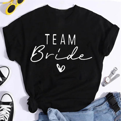 team bride t-shirts - basil boutique