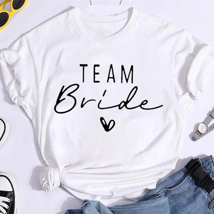 team bride t-shirts - basil boutique