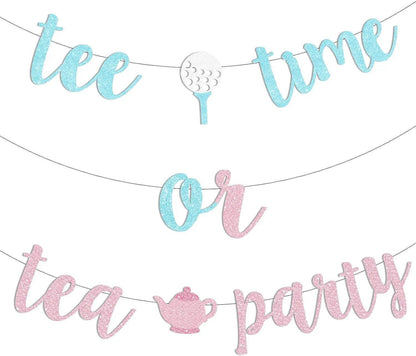 tee time or tea party banner - basil boutique